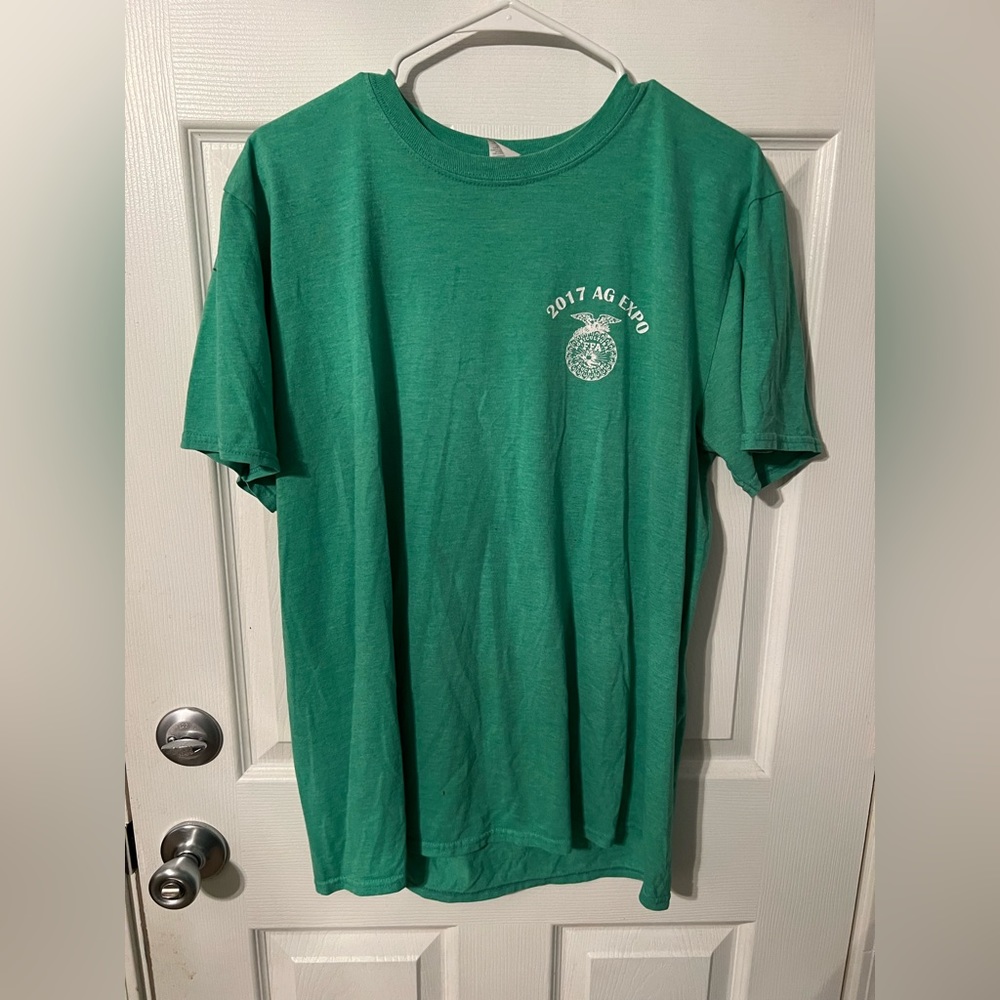 Green t shirt